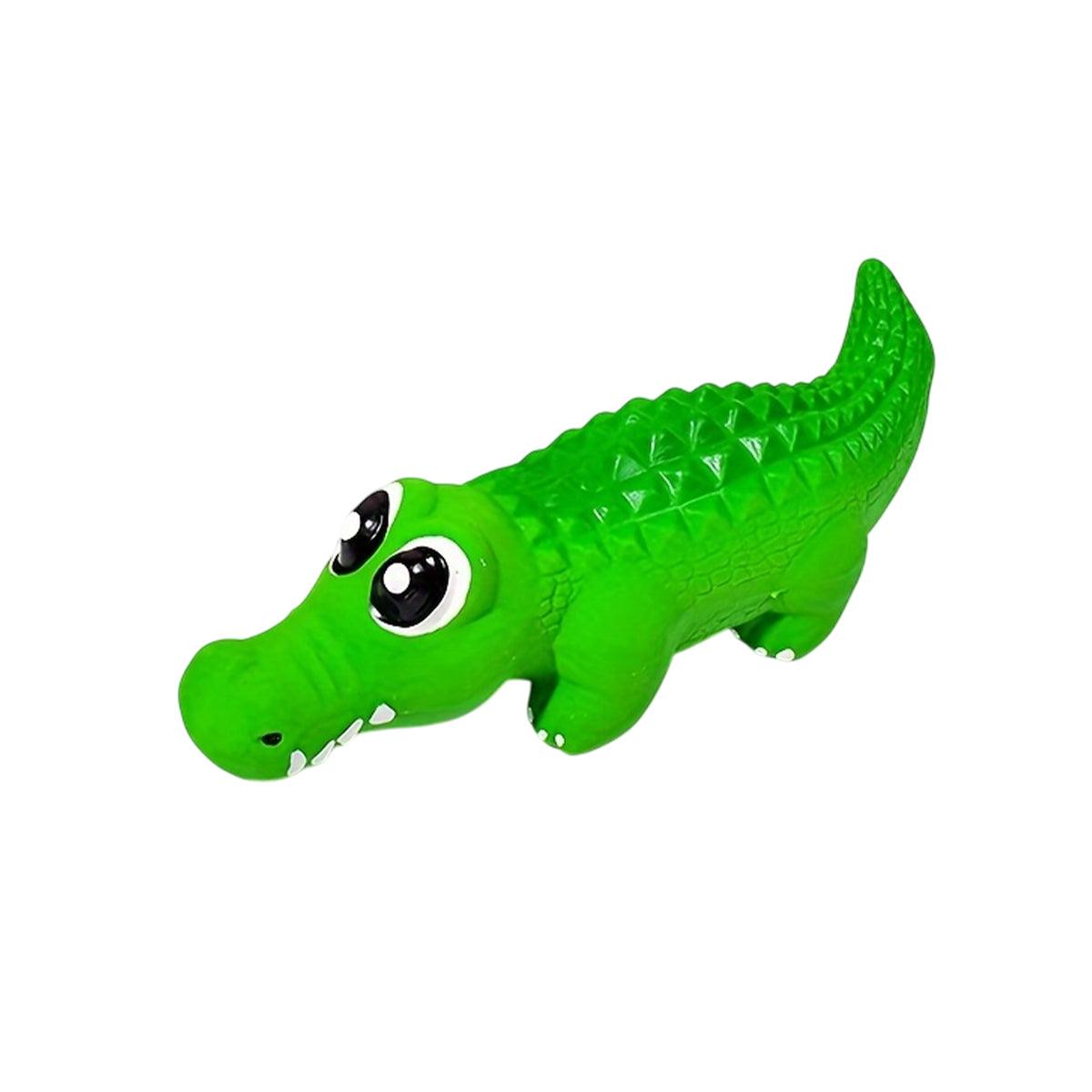 Hidaya Paws™ - Happy Alligator Squeaky Toy